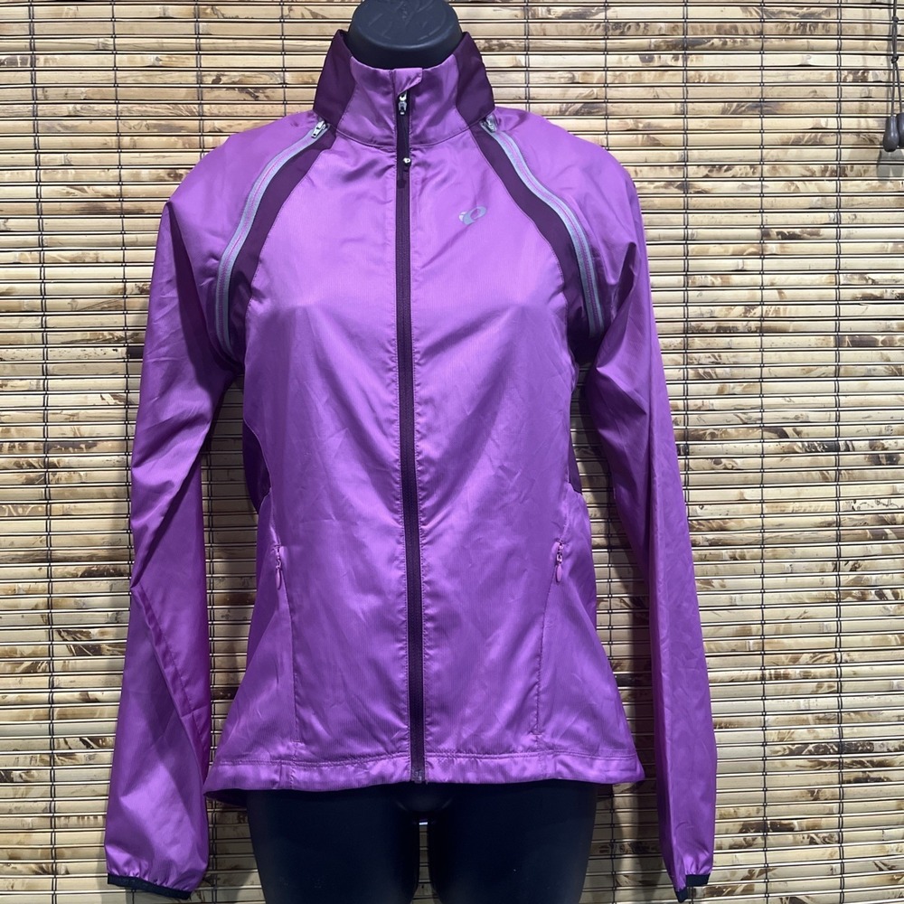 Pearl Izumi Womens Elite Road Cycling Jacket Pink Water Resistant Trail Sport XS